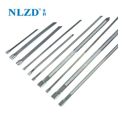 China Wholesale 304/316 Ladder Lock Stainless Steel Cable Ties /zip Tie Steel Heat Resistant Zip Ties / Tie Wrap for sale