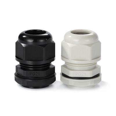 China Cable Protection Wiring Accessories IP68 M8 M10 M12 M16 Waterproof Nylon Cable Gland for sale