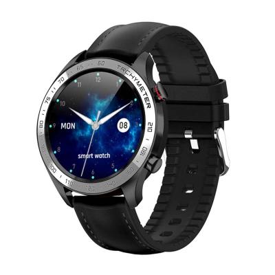 China New Fashion R5 APP Control Sky Blue Unisex Sports Smart Bracelet 25 Days Case Reserve Leather Bands Alloy Smart Watches for sale