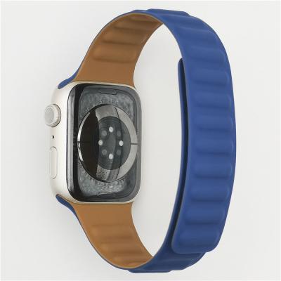 China Apple Designer/Apple New Arrival Strap Watch Silicone Band For Watch Model 38mm 40mm 41mm 42mm 44mm 45mm Candy Color Silicone Strap for sale