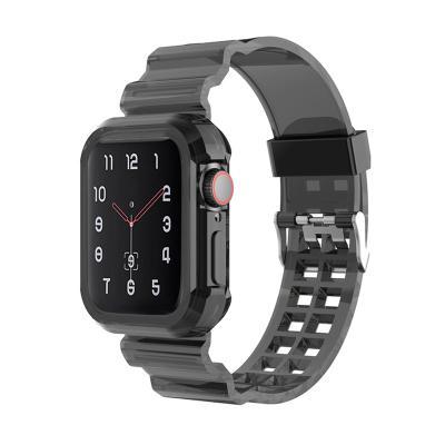 China High Quality Rubber For IWatch Bracelet Watch Case Clear Smart Watch for sale