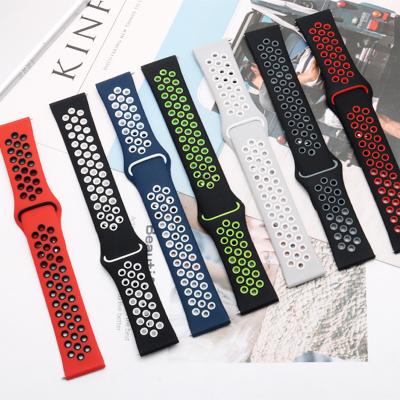 China Water Resistant Quick Release Premium Soft Rubber Replacement Straps Silicone Watch Bands 18mm 20mm 22mm 24mm For Men for sale