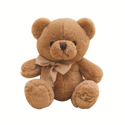 China 20cm 25cm 30cm Cute Animal Cute Plush Toys 40cm Bear With Bow Ties Soft Plush Toys Teddy Bears Doll for sale