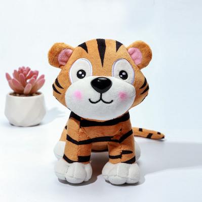 China 2022 Cartoon Plush Home Gift Kids Mascot 17cm Decoration Toys Tiger Stuffed Animal for sale