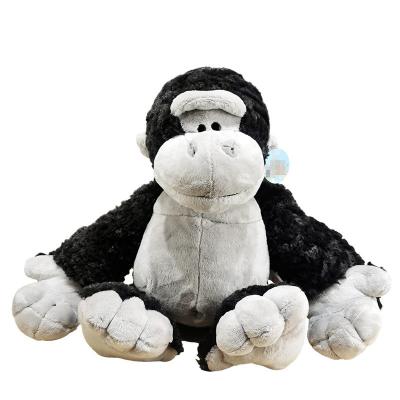 China Black Jungle Animals Arm Monkey Plush Toy Zoo Home Decoration 35cm Long Stuffed Animals Play Forest Gorilla For Boy Gift for sale