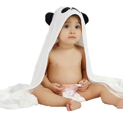 China Wholesale PORTABLE Fleece Baby Bathing Towels Animal Shape Towel Lovely Plush Baby Hooded Blanket for sale