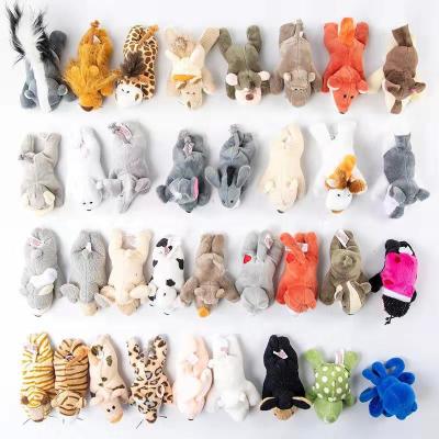 China Wholesale 12cm Soft Cartoon Animal Jungle Tiger Lion Stuffed Toys Toys Stuffed Animal Fridge Magnet With Magnet for sale