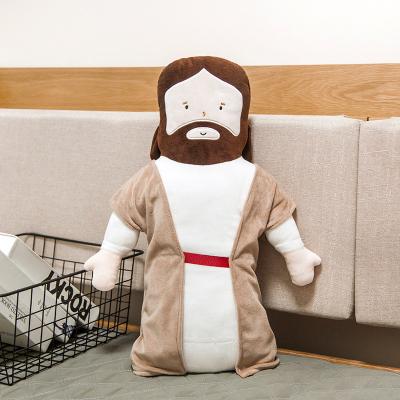 China 2021 Hot Sale Home Promotional Plush Doll Cartoon Mascot Amazon Decoration Jesus Personalizados Christian Soft Stuffed Toys for sale