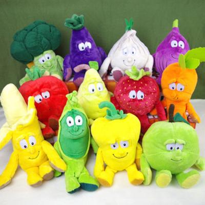 China Cute Vegetable Fruit Doll Customized Cute Colorful Stuffed Pillow Vegetable Fruit Plush Toy For Kids Gift for sale