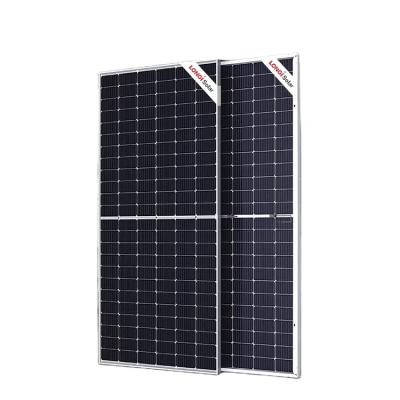 China Power plant LONGi solar panel perc 540W 545W 550W 555W 560W single glass solar panel 144cell for sale