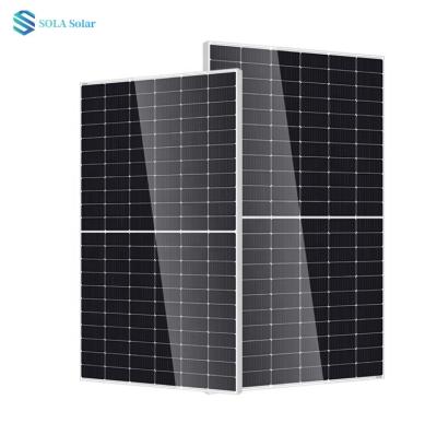 China Cheap SOLASUN Energy Solar Panels Monocrystalline Solar Panel 505 Watt Solar Panel Africa Box Frame Power Lighting Cell 182mmx182mm for sale