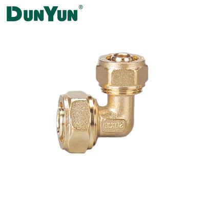 China Brass Manufacturing Sell Lower Price Water Pipe Compression Fittings for sale