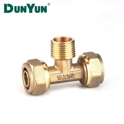 China Hot Selling Brass PEX Pipe Connectors Spikes Pex Pipe Fitting For Heating Piping for sale