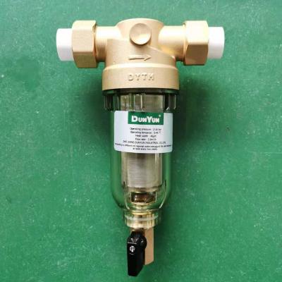 China General Whole House Water Purification System Brass Sediment Water Pre Filter With Self Cleaning for sale