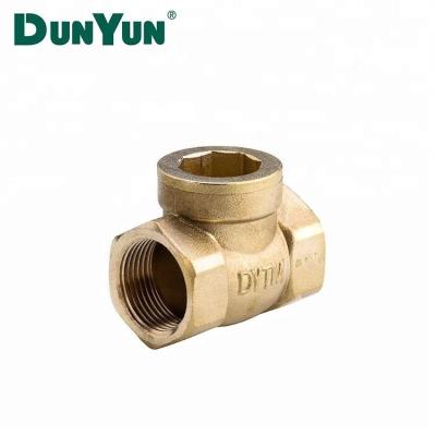 China General High Quality Brass Check Valve Non Return Water Swing Check Valve For Piping System for sale