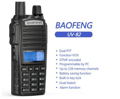 China Baofeng PLUS NEW UV82 8W BAOFENG 2 Best Selling High Quality Dual Band 1800mAh Two Way Radio Walkie Talkie for sale