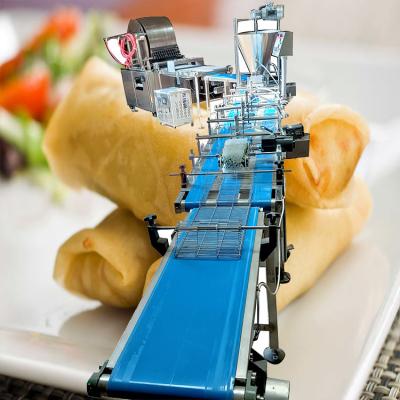 China Hotels Vietnam Lumpia Spring Roll Machine For Factory Sale The Low Price Spring Roll Machine Directly To Make Chili Spring Roll for sale