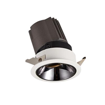 China Pre-embedded frame design Anit shine hotel bedroom villa lighting Ra90 adjustable led downlight 12w ip44 for sale