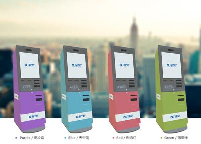 China Balancen-Untersuchungs-Touch Screen Zahlungs-Kiosk, Selbstservice-Kiosk für Bareinzahlung zu verkaufen