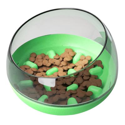 China Automatic Slow Feeder Plastic Solid Dog Bowl Pet Food Health Bowl Slow Feeding Dog for sale