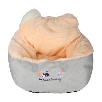 China Top Quality Breathable Luxury Dog Bed, Washable Removable Cat Sofa Fluffy Memory Foam Pet Bed for sale