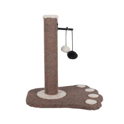 China Custom Style Luxury Home Happy Pet Cat Scratcher Small Stocked Tree Cloth for Cat Tree Post for sale