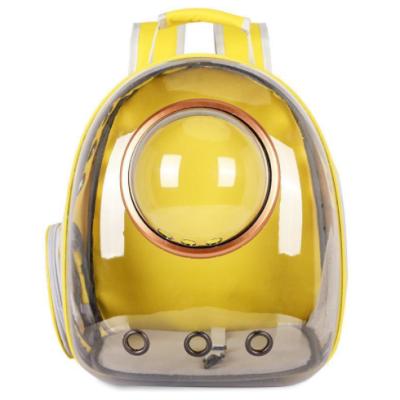 China Carrier Dog Bunny Cat Going Out Acrylic+Polyester Cat Bag Space Capsule Pet Backpack School Bag Shoulder Cage Four Seasons Outing for sale