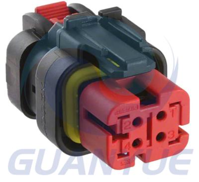 China Plastic OE 6181-0514 4 Hole Sumitomo Automobile Harness Waterproof Connector Rubber Shell for sale