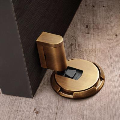 China Matte Black New Decorative Easy Installation Design Under Door Draft Plugs Zinc Alloy Easy Installation Door Draft Stopper for sale