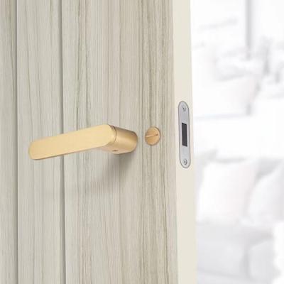 China Zinc Alloy Simple Modern Modern Door Knob Bathroom Door Handle Door Lock Set for sale