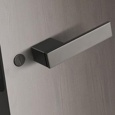 China Modern rust protection door locks and handles Seiko zinc alloy plating process door handles with locks for sale