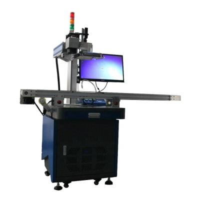 China VISION SYSTEM 20w 30w 50w 100w Video CCD Camera Fiber Laser Automatic Marking Machine for sale