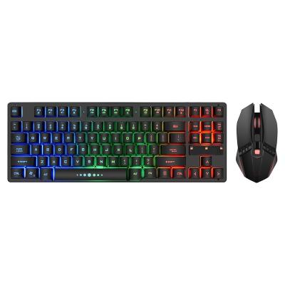 China Factory Product Factory Product Keyboard Combo USB Waterproof Original Cheap Mouse Keyboard RGB Wireless Gaming Keyboard Mouse Set for sale