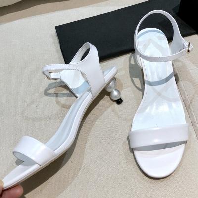 China Fashion Trend High Heels Women New Pumps Shoes Block Heels Ladies Sandals Buckle Heels for sale