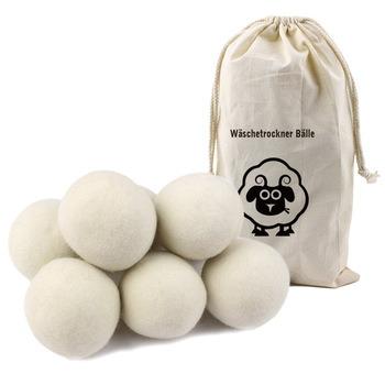 China Eco-fiendly New Zealand Organic Handmade Wool Laundry Dryer Drier Balls Set for sale