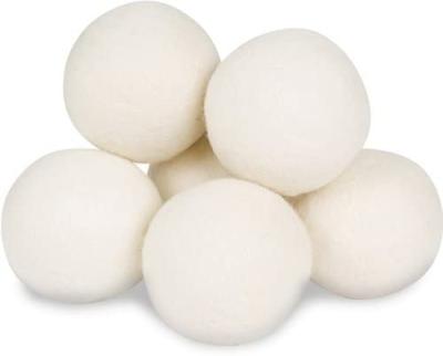 China Eco-fiendly Sale 6 Pack Hot New Zealand Wool Felt Handmade Washing Dryer Ball For Laundry for sale