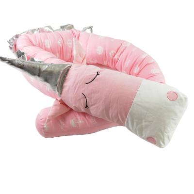 China Nondisposable Unicorn Shape Baby Sleep Protector Position Pillow Hutch Bumper for Newborn for sale