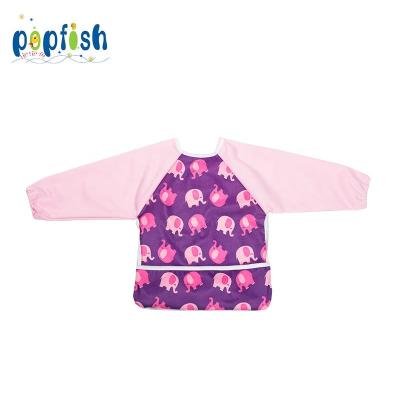 China Best Price Antibacterial High Quality Baby Bibs With Sleeves for sale