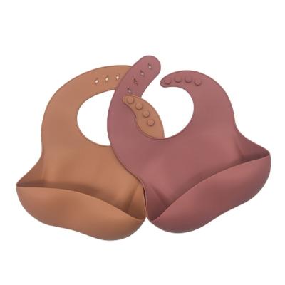 China High Quality Waterproof Soft Goods Silicone Bibs S BPA Free Silicone Adjustable Bibs for Babies and Toddlers for sale