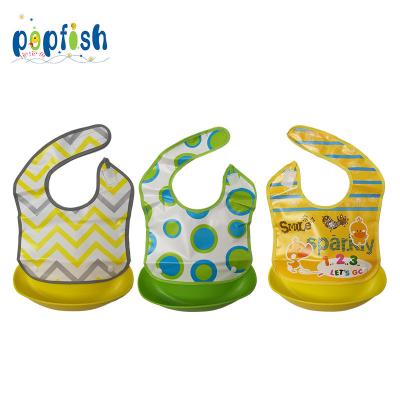 China Wholesale Antibacterial Detachable Waterproof Silicone Drool Baby Bib Infant Bib for sale