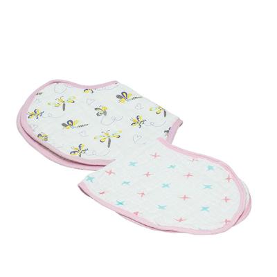 China Soft 100% Antibacterial Cotton 2pcs/set Premium Absorbent Burp Cloth for sale