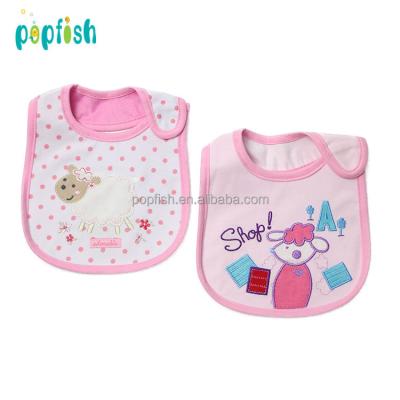 China Hot Selling High Quality Antibacterial Sublimation Baby Blanket Bib for sale