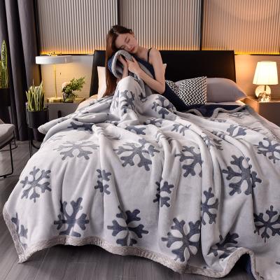 China Wholesale Custom Made Jacquard Fluffy Elegant Plush High Quality Soft Comfortable Warm Soft Blanket for sale