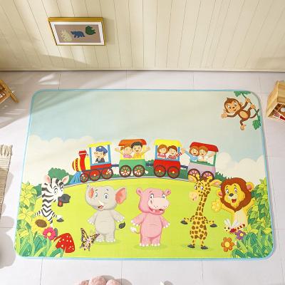 China 2021 New Design High Quality Softly Ice Silk Floor Rug For Home Room Anime Room Kids Cheap Carpet for sale