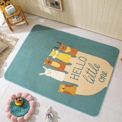 China Custom Modern Printed Soft Ice Silk Floor Rug Blanket Faux Fur Floor Rug Living Room Factory Custom Made for sale