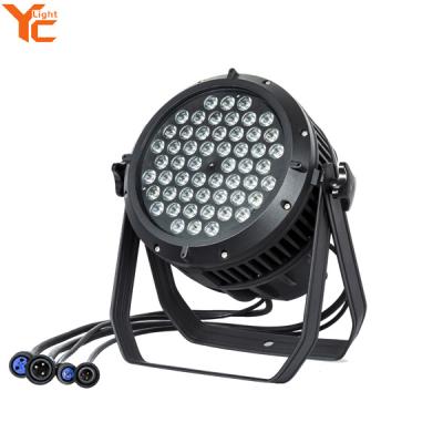 China Waterproof led garden 54x3w par can led outdoor par light rgbw par for sale