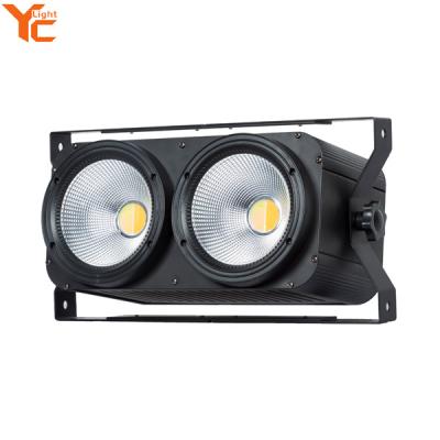 China Hotel Stage Lighting LED Blinder 2pcs 100W COB Warm White For Pale Blinders for sale