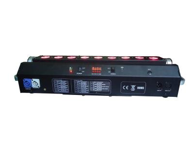 China Battery Power Battery Wireless DMX Radio Powered LED Bar Light 9x18w RGBWA+UV 6 in 1 Battery Bar for Disco Party DJ Light Price India for sale