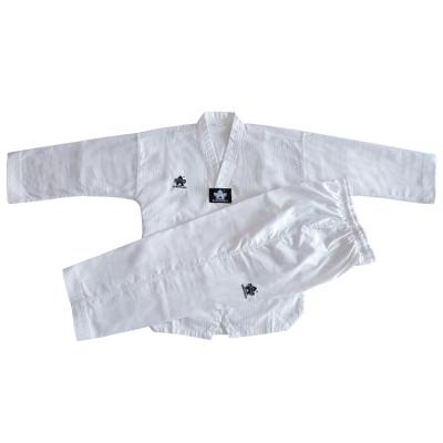 China Durable Custom Intellectual Logo Polyester Cotton Beginner Taekwondo Clothing Taekwondo Uniform for sale