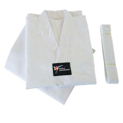 China Custom logo high quality adult durable and durable breathable kids taekwondo dobok uniform wtf for sale